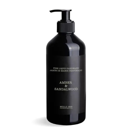 Cereria Mollá - Parfumované tekuté mydlo 500ml Amber & Sandalwood