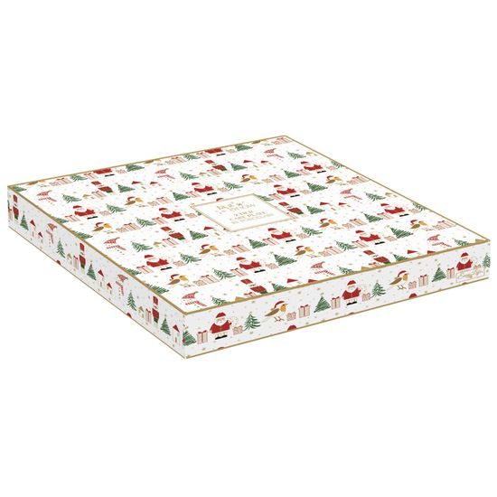 Vánoční porcelánový etažér Let it Snow Ø 16-21 cm, Easy Life