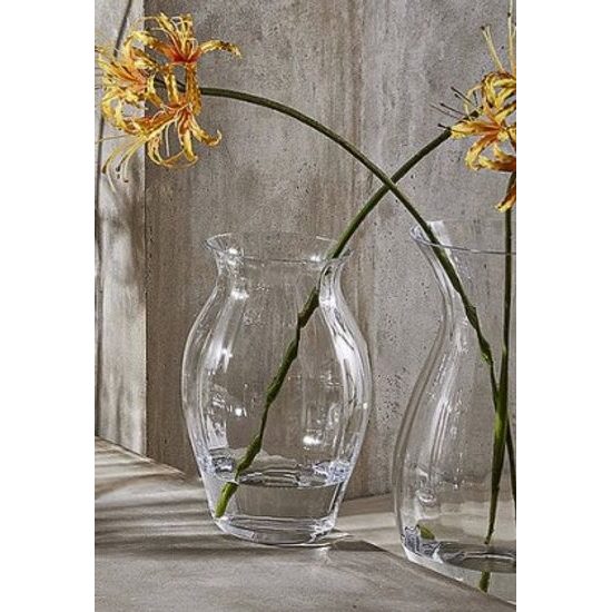 Skleněná váza Nida Optic Amphora, 28x18 cm