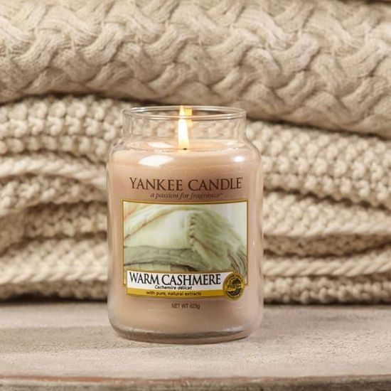 Yankee Candle Classic vonná svíčka Warm Cashmere 411 g