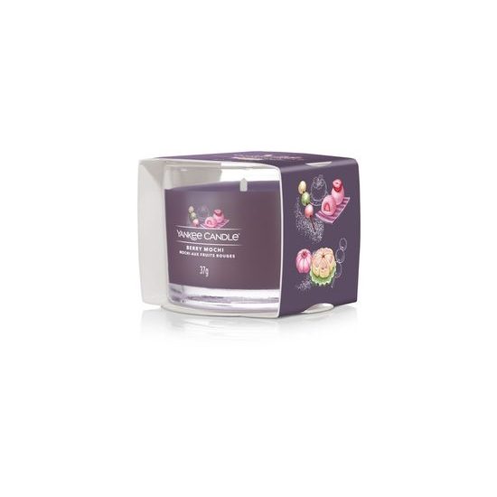 Yankee Candle - Plněná votivní svíčka ve skle Berry Mochi