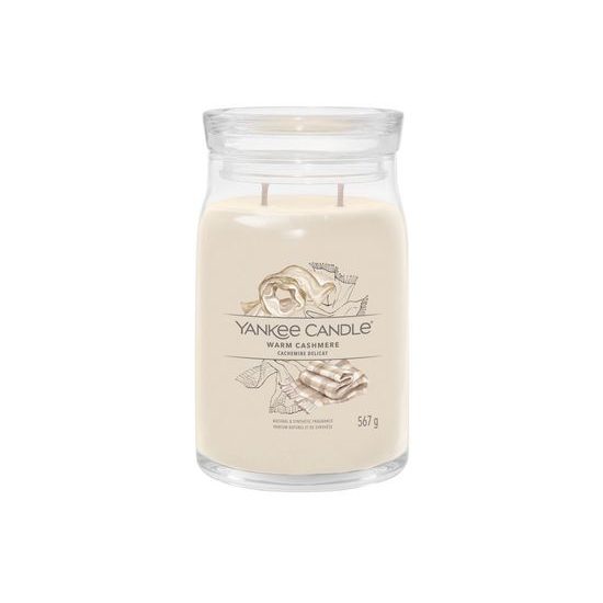 Yankee Candle - Signature vonná svíčka Warm Cashmere, 567g