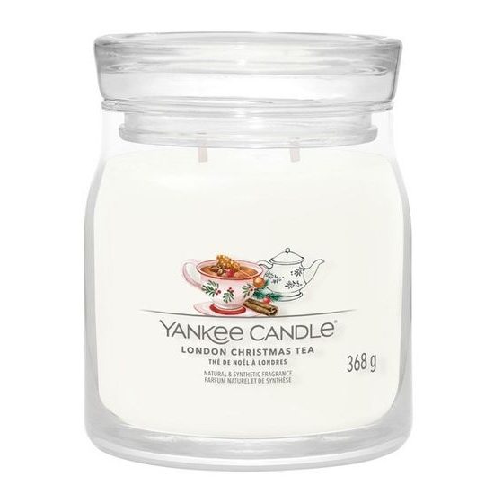 Yankee Candle - Signature vonná svíčka London Christmas Tree, 368 g