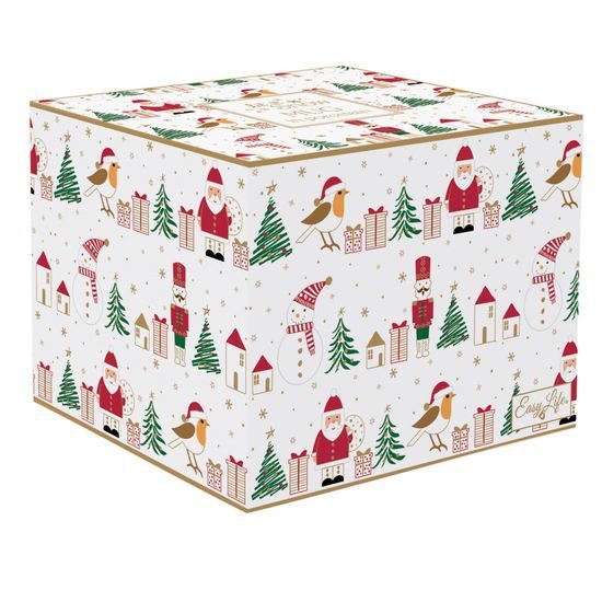 Vánoční porcelánový hrnek na čaj/kávu Let it Snow 400ml, Easy Life