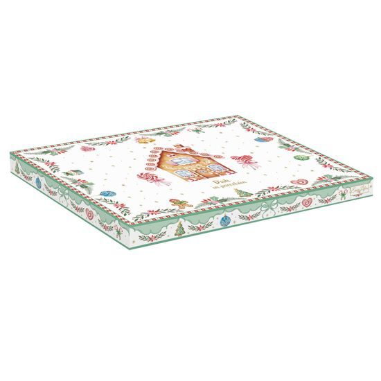 Vianočný tanier perníkový stromček Sweet Christmas 20,5x25,5cm, Easy Life