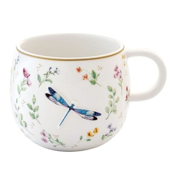 Porcelánový hrnček na čaj/kávu Fancy Garden 400 ml, Easy Life