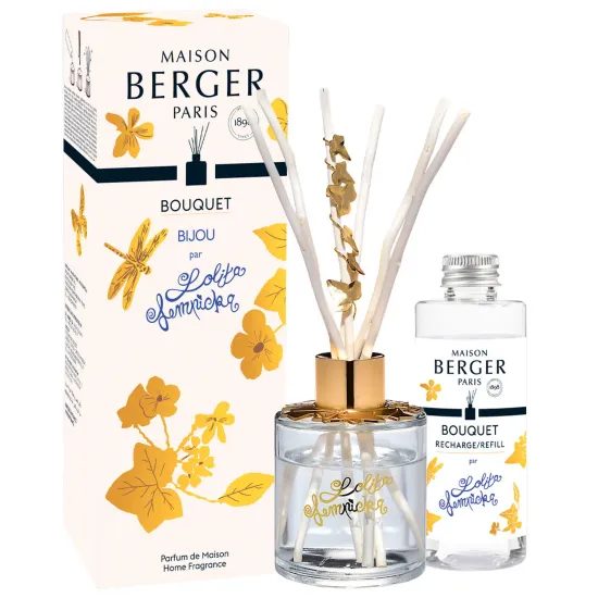 Maison Berger Paris - Aroma difuzér Jewerly s náplňou Lolita Lempicka 100 ml, číry