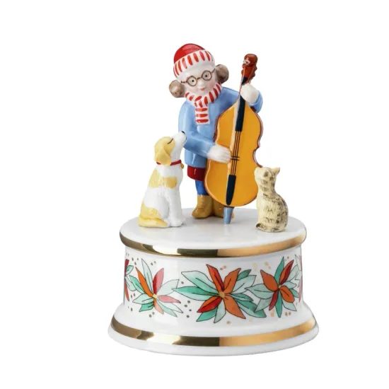 Vánoční hrací skříňka malá, Christmas Sounds, Ø 9 cm, Rosenthal