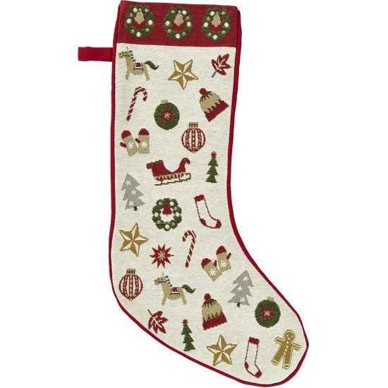 Vianočná ponožka X-mas Wonders 21x48 cm, Sander