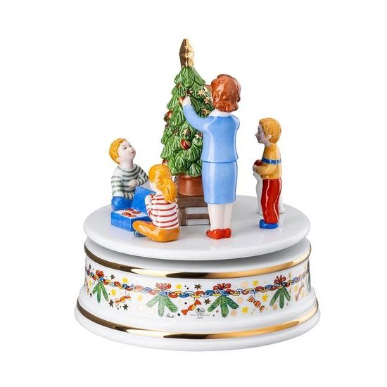 Vánoční hrací skříňka rodina Christmas Lights, Ø 15 cm, Rosenthal