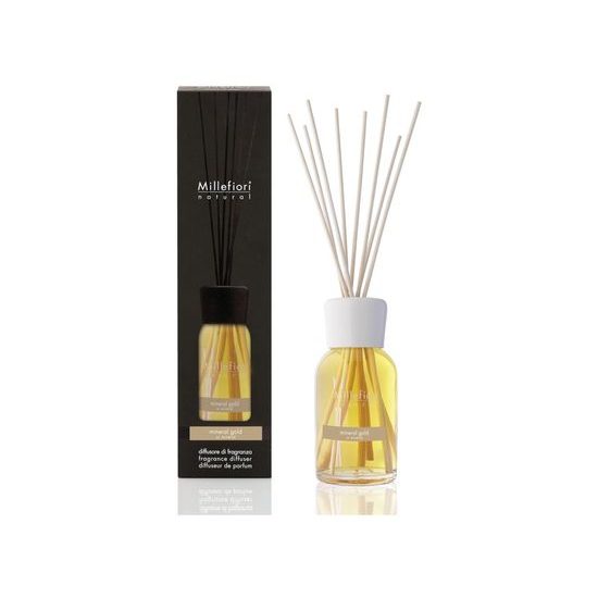 Millefiori Milano – Natural aroma difuzér Mineral Gold, 100 ml