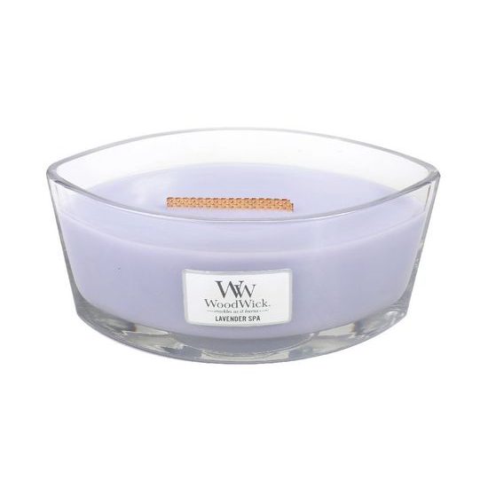WoodWick - Lavender Spa svíčka loď, 453.6 g