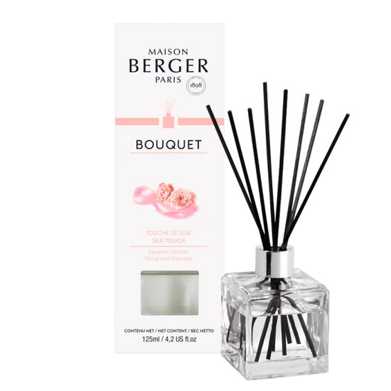 Maison Berger Paris - Aroma difuzér CUBE, Hedvábný dotyk 125 ml