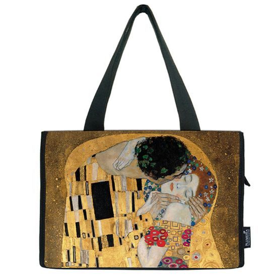 Dámska kabelka The Kiss Gustav Klimt, 22x32x10 cm