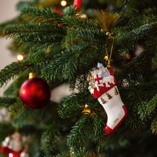 Christmas Classic Vánoční ozdoba punčocha, 10 cm, Villeroy & Boch