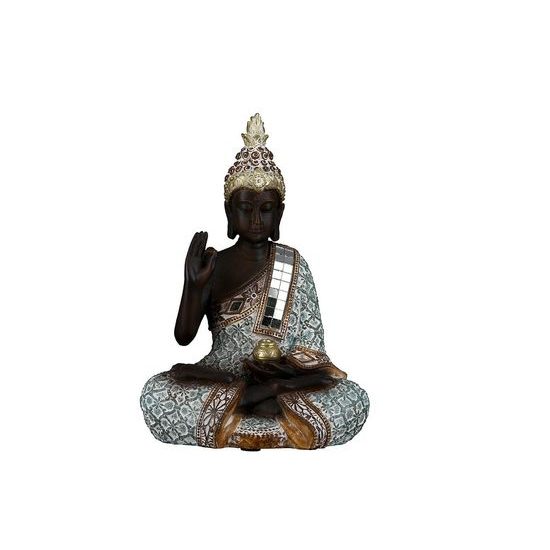 Dekorácia Buddha Rangun, 11x6,5x17 cm