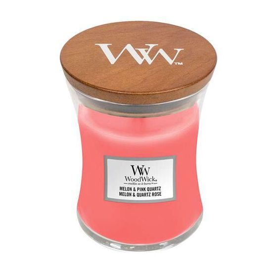 Woodwick - Melon & Pink Quartz, váza veľká 609.5 g