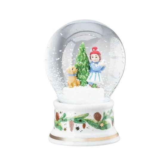 Vianočné dekorácie snežítko Vianočné radovánky 2025 12 cm, Rosenthal