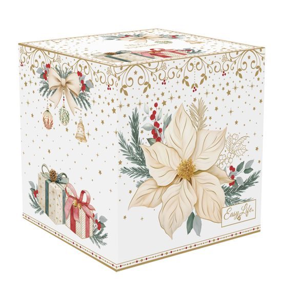 Vianočný hrnček na čaj 275 ml White Elegance, Easy Life