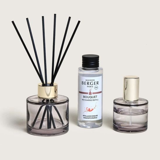 Maison Berger Paris - Darčeková sada: Rosalie aróma difuzér s náplňou 90 ml + bytový sprej 5ml, Intenzívny ligot