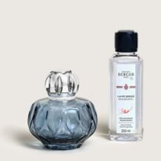 Maison Berger Paris - Dárková sada: Katalytická lampa Rosalie modrá + Intenzivní třpyt, 250 ml