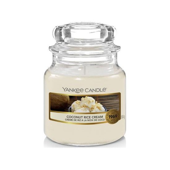 Yankee Candle - Classic vonná svíčka Coconut Rice Cream, 104 g