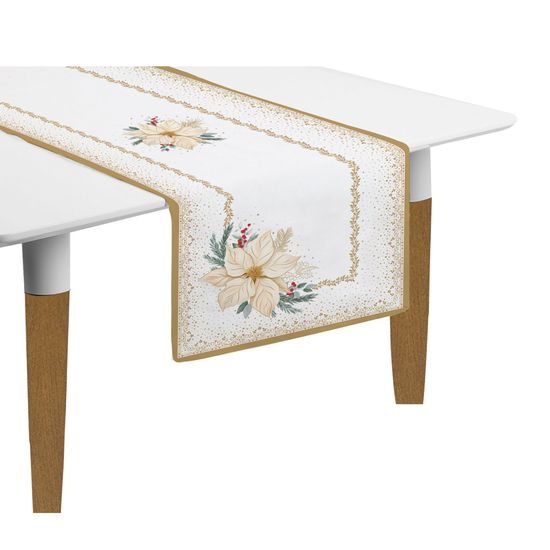 Vianočný behúň na stôl White Elegance 140x45 cm, Easy Life