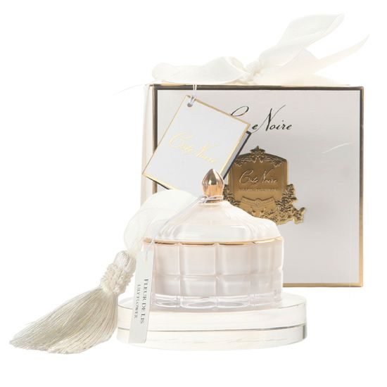 Côte Noire - Art Deco svíčka White & Gold, Čaj z květů jasmínu