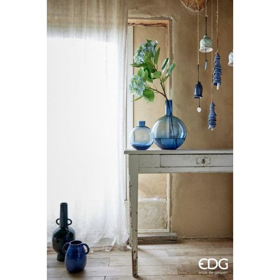 Umělá květina hortenzie modrá, 80cm