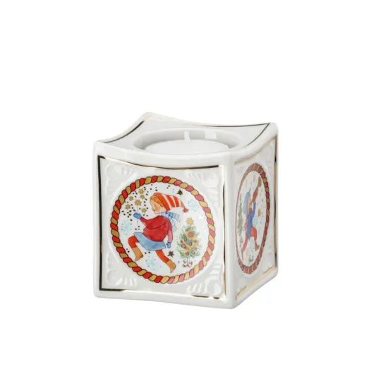 Vianočný svietnik na čajovú sviečku Christmas Sounds 6,5 cm, Rosenthal