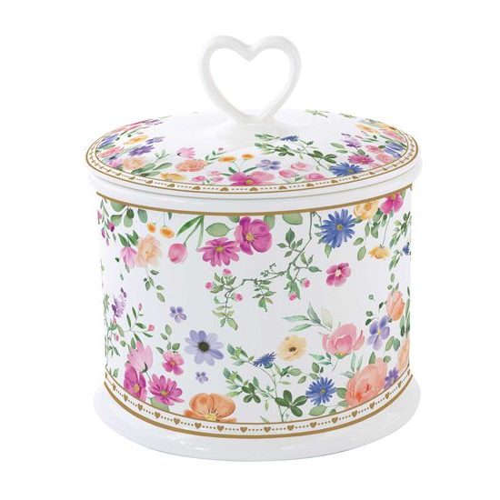 Porcelánová dóza se srdcem Mon Amour 14x16 cm, Easy Life