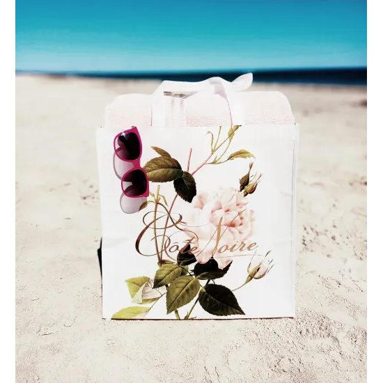 Côte Noire - dárková velká taška květinová, 40x40x26 cm