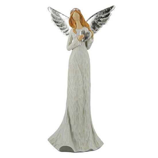 Dekorácia anjel Lorei, 12x19x39,5 cm