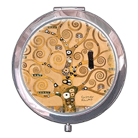 Vreckové zrkadielko Tree of Life Gustav Klimt, 7x11 cm