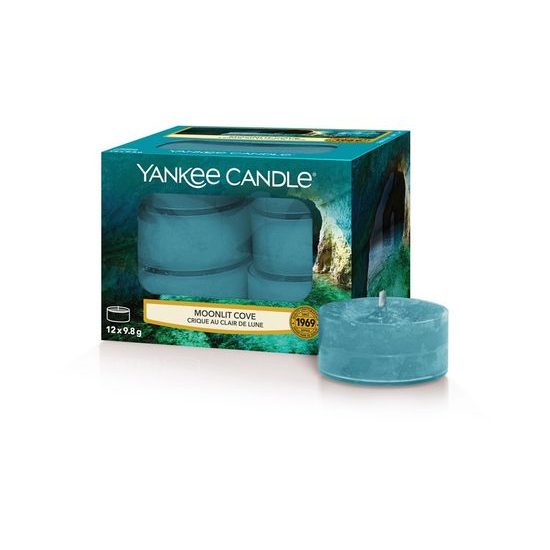 Yankee Candle - čajové svíčky Moonlit Cove 12ks, 9.8g 37440