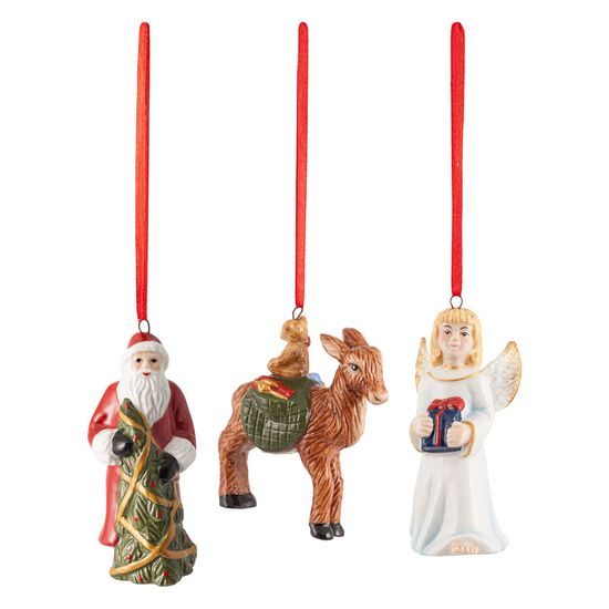 Nostalgic Ornaments Ozdoba Santa, anjel, srnka SET / 3, Villeroy & Boch
