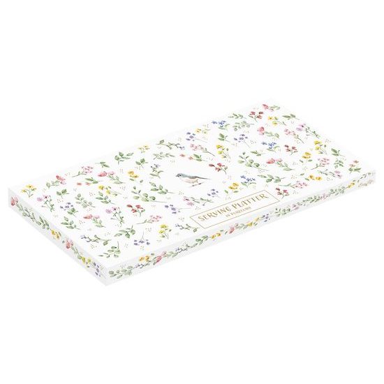 Porcelánový servírovací podnos Fancy Garden 34x15cm, Easy Life