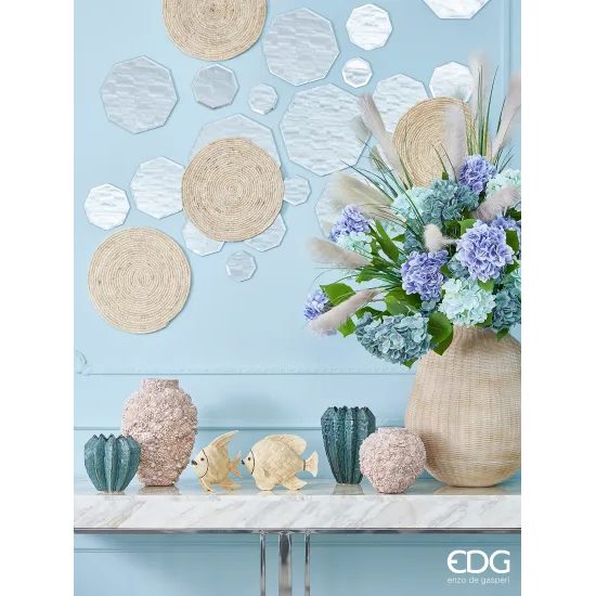 Umelá kvetina hortenzie modrá 1ks, 60cm