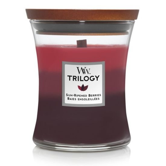 WoodWick - Trilogy Sun Ripened Berries váza střední 275 g