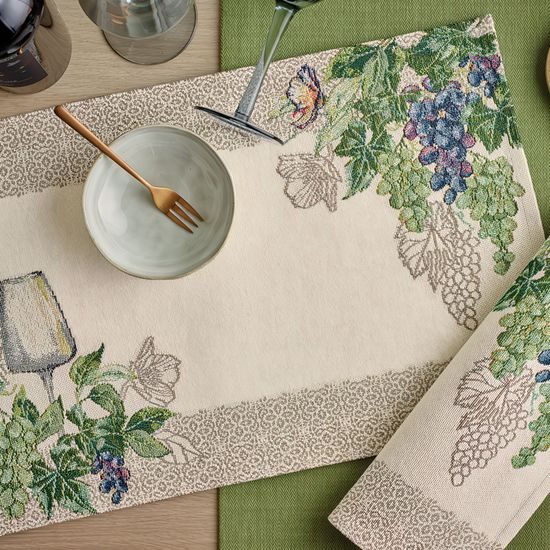 Gobelínový vankúš s výplňou Vineyard 32x48 cm, Sander