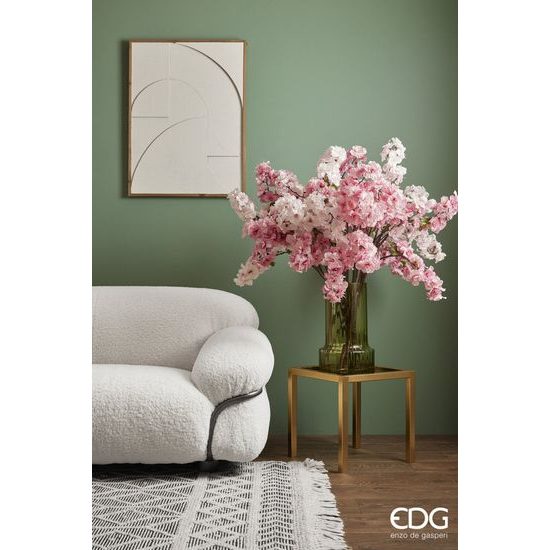 Umelý kvet čerešňová vetvička ružová, 105 cm