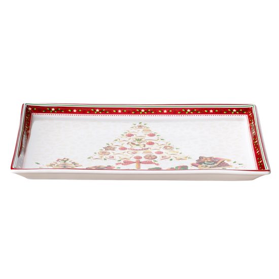 Winter Bakery Delight Podnos na tortu / vianočku 40 x 27,5 x 2,8 cm, Villeroy & Boch