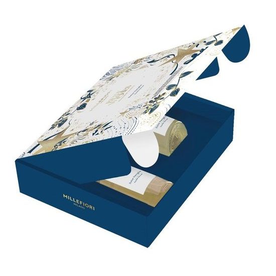 Millefiori Milano - Vánoční dárková sada difuzér 100ml a bytový sprej 150 ml Dolce Vaniglia