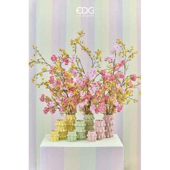 Keramická váza Easter Rabbit zelená, 25x16 cm