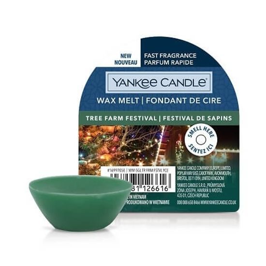 Yankee Candle - vonný vosk Tree Farm Festival 22 g