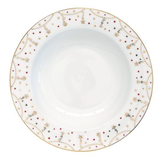 Vianočný porcelánový tanier Christmas Lights 21,5cm, Easy Life