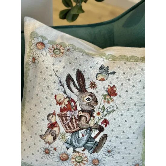 Velikonoční potah na polštář Easter Bunny, 45x45cm