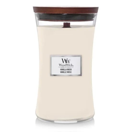 WoodWick - Vanilla Musk, váza velká 609.5 g