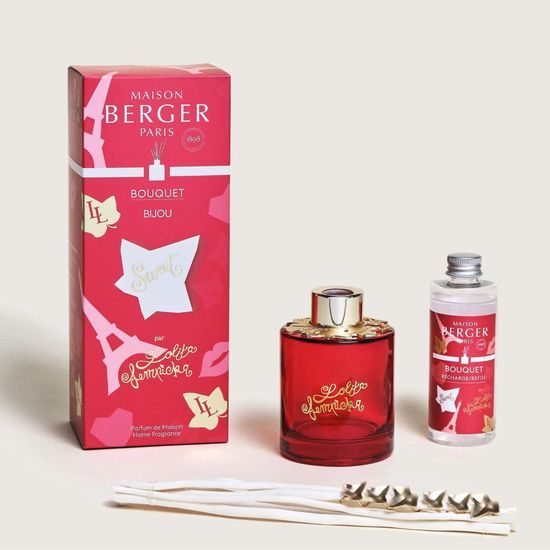 Maison Berger Paris - Aróma difuzér Jewerly s náplňou Sweet Lolita Lempicka 100 ml, červený