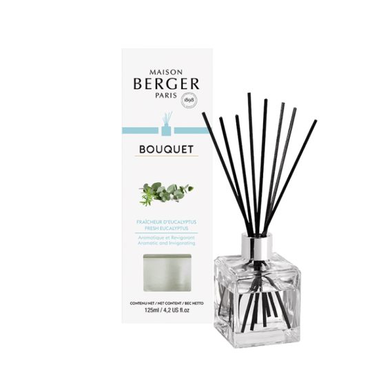 Maison Berger Paris - Aroma difuzér CUBE, Čerstvý Eukalyptus 125 ml